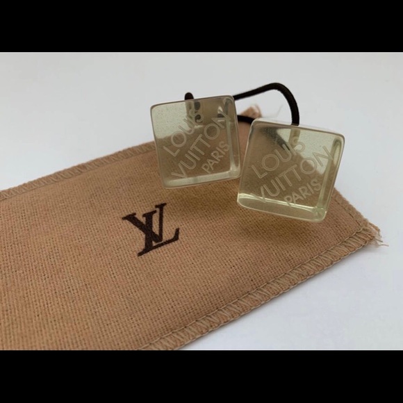 Louis Vuitton Accessories - Louis Vuitton LV vintage authentic clear hair cubes